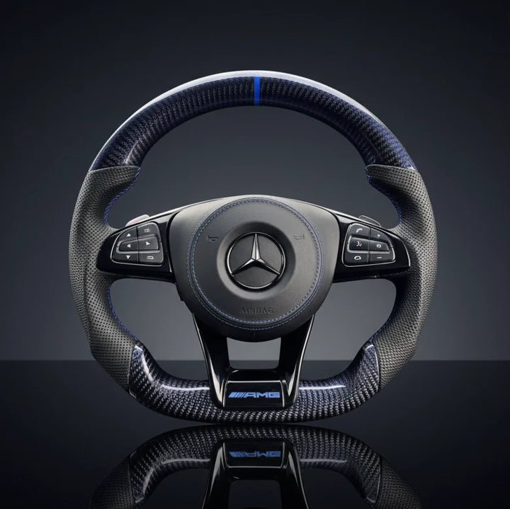 Carbon sportstuur voor Mercedes-Benz C-Klasse W205, E-Klasse W213, A-Klasse W176 en meer – foto 6