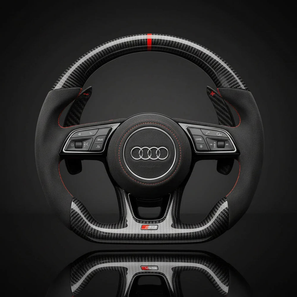 Carbon sportstuur voor Audi A1, A3, A4, A5, Q2, Q3 en Q5 incl. S/RS – foto 2