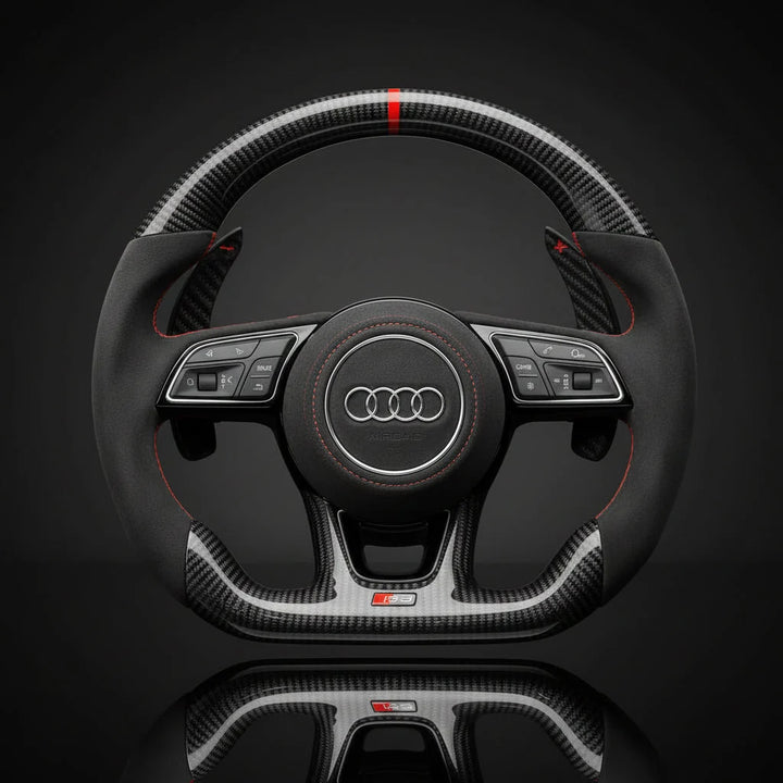 Carbon sportstuur voor Audi A1, A3, A4, A5, Q2, Q3 en Q5 incl. S/RS – foto 2