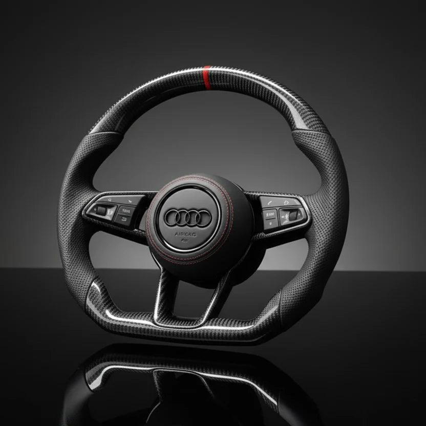 Carbon sportstuur voor Audi TT / TTS / TT RS en R8 – foto 4