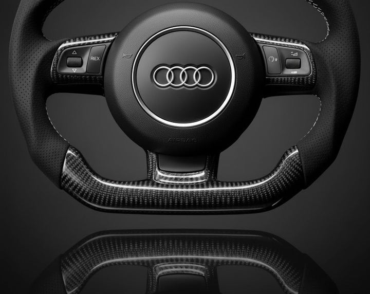 Carbon sportstuur voor Audi TT, R8, A3 / S3 / RS3 en A6 / RS6 – foto 2