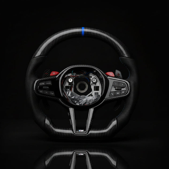 Carbon sportstuur voor BMW 5-serie / i5 (G60) en 7-serie / i7 (G70) – foto 3