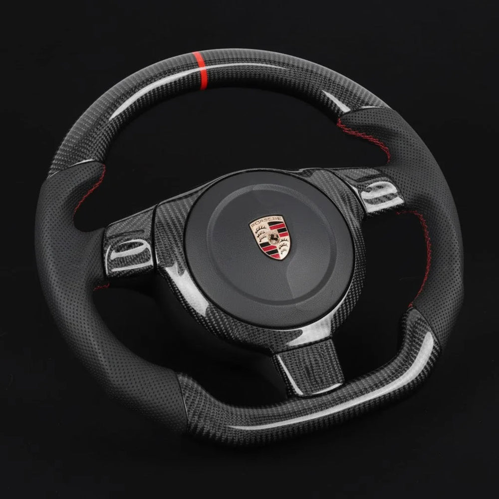 Carbon sportstuur voor Porsche 911 (997), Cayenne, Boxster en Cayman (987) – foto 2