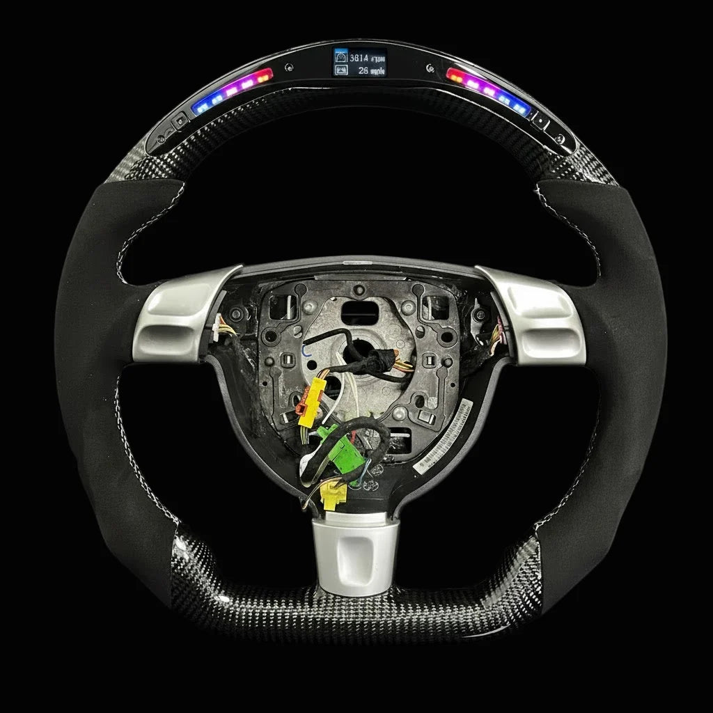 Carbon sportstuur voor Porsche 911 (997), Cayenne, Boxster en Cayman (987) – foto 3