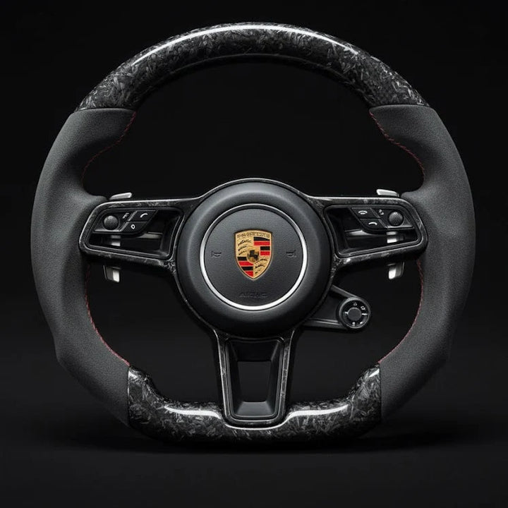 Carbon sportstuur voor Porsche 911, 718, Cayenne en Panamera – foto 1