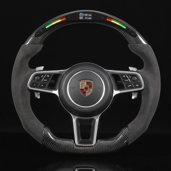 Carbon sportstuur voor Porsche 911, 718, Cayenne en Panamera – foto 3
