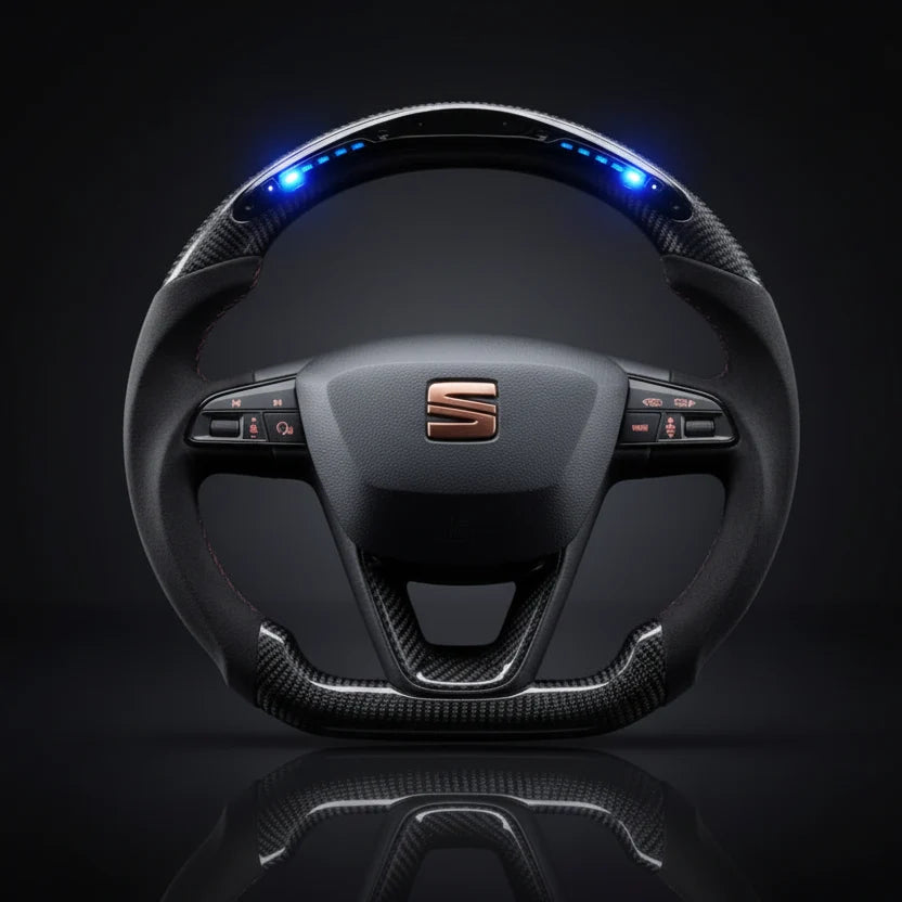 Carbon sportstuur voor SEAT Leon 5F en Ibiza, ook FR en Cupra – foto 3