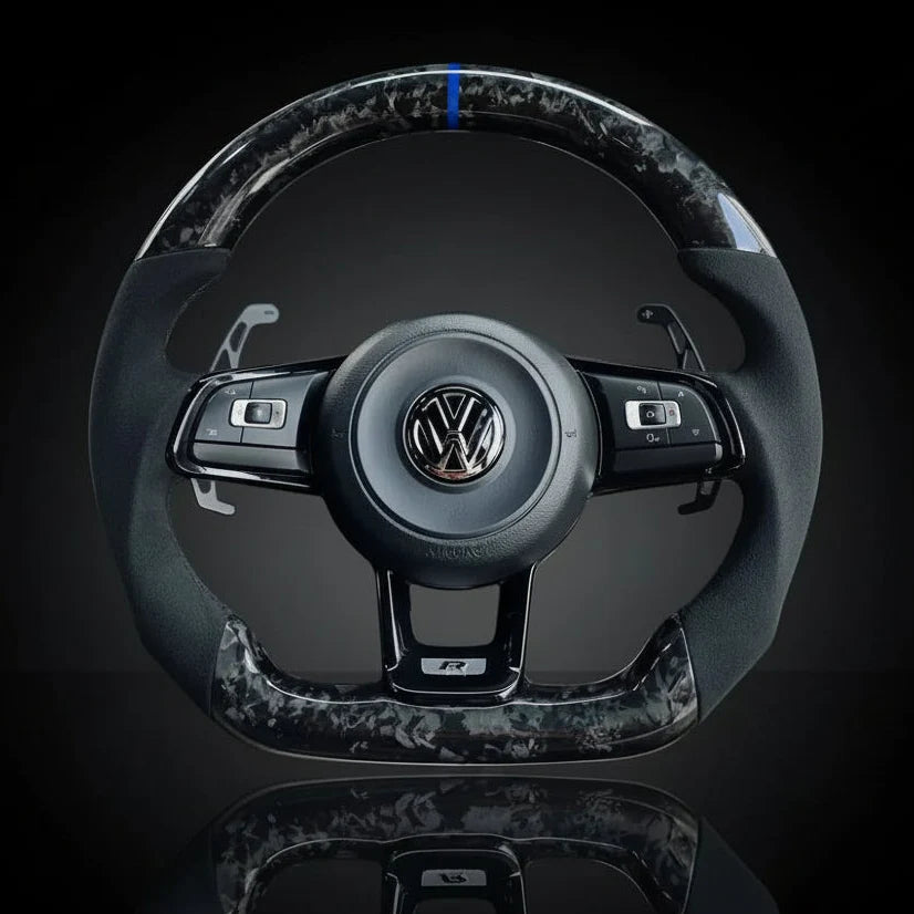 Carbon sportstuur voor Volkswagen Golf 7 / 7.5 GTI, GTD, GTE en R – foto 4