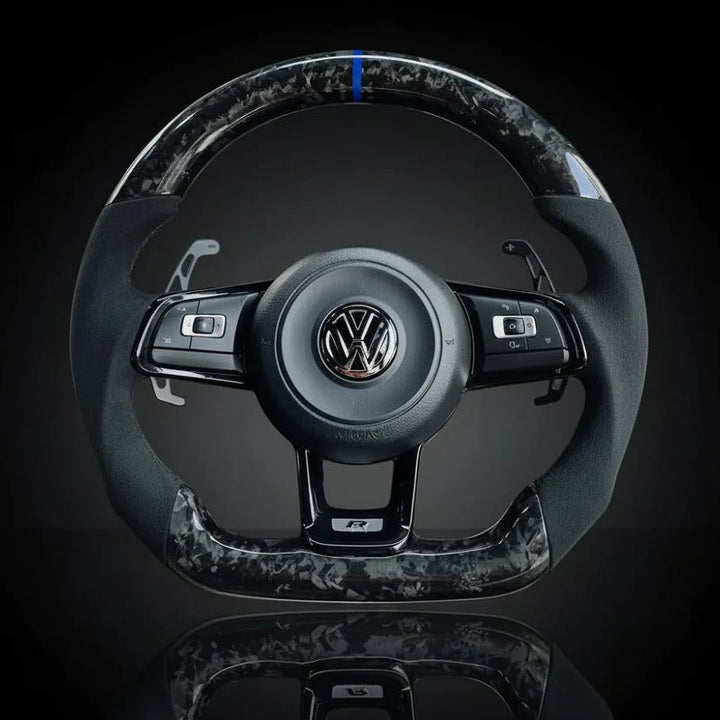 Carbon sportstuur voor Volkswagen Golf 7 / 7.5 GTI, GTD, GTE en R – foto 4