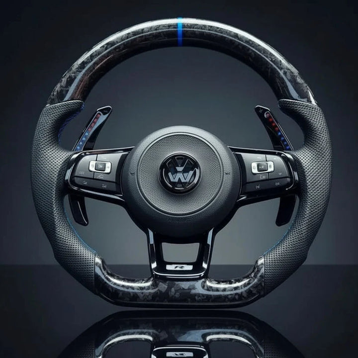 Carbon sportstuur voor Volkswagen Golf 7 / 7.5 GTI, GTD, GTE en R – foto 5