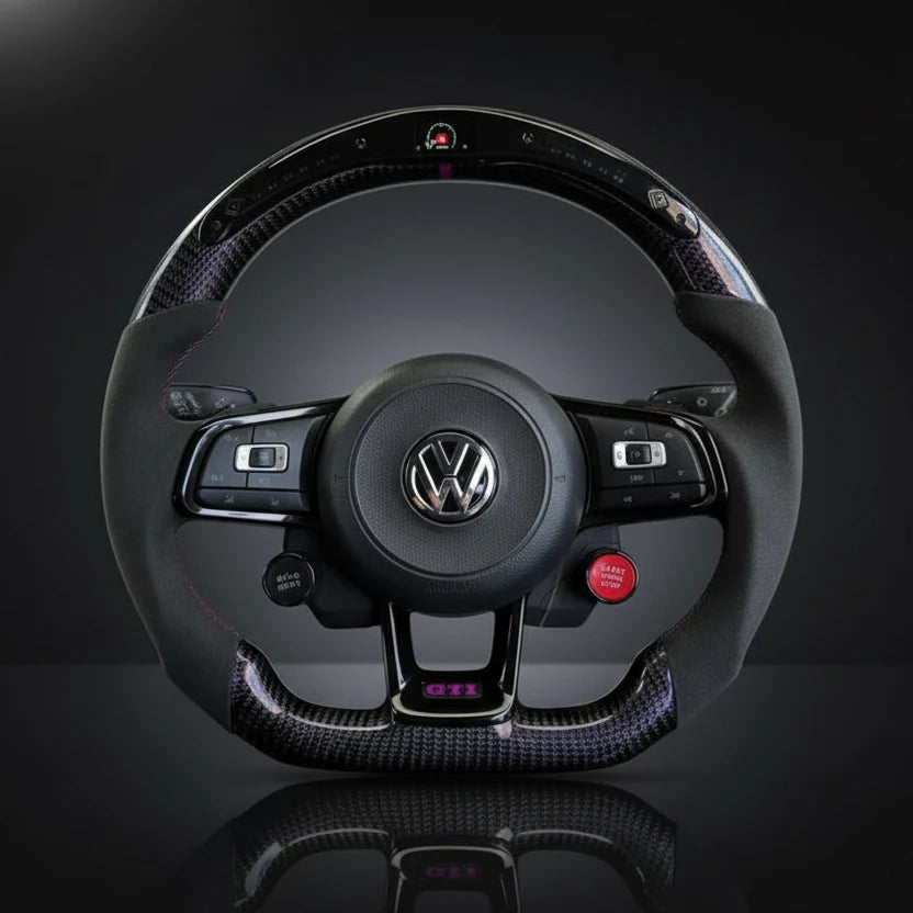 Carbon sportstuur voor Volkswagen Golf 7 / 7.5 GTI, GTD, GTE en R – foto 6