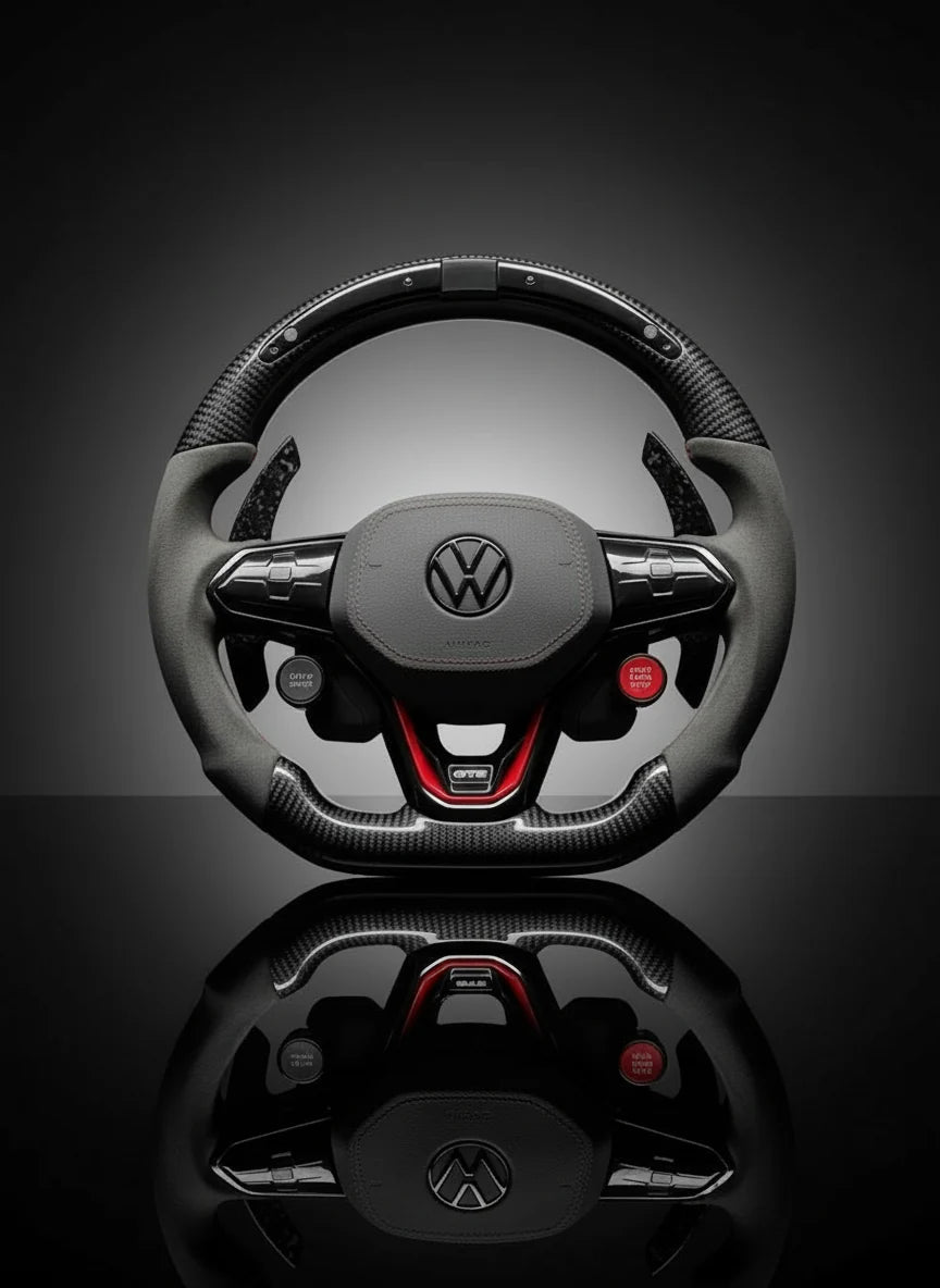 Carbon sportstuur voor Volkswagen Golf 8 GTI / R, Arteon, Tiguan en Touareg – foto 3