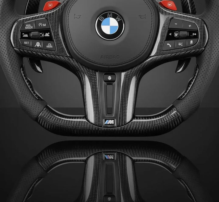 Carbon sportstuur voor BMW 2- t/m 8-serie, X4–X6, M2, M3 en M4 (G-serie) – foto 5