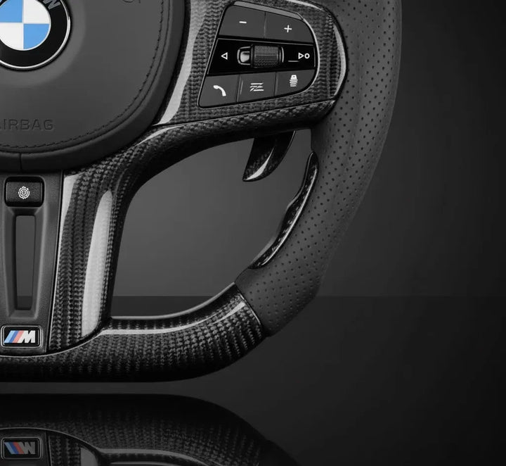 Carbon sportstuur voor BMW 2- t/m 8-serie, X4–X6, M2, M3 en M4 (G-serie) – foto 4
